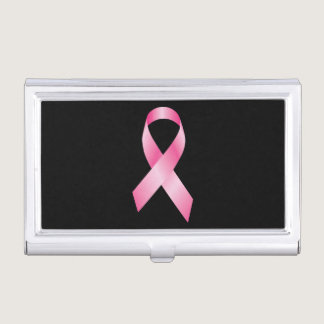 Pink Ribbon - Breast Cancer Awareness Business Card Case