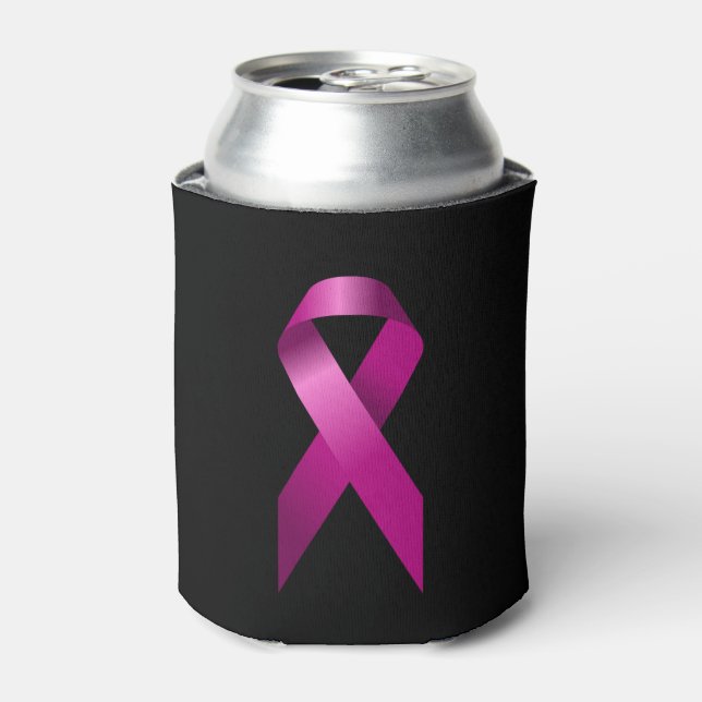 Pink Ribbon Breast Cancer Awareness Can Cooler (Can Front)