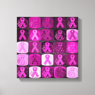 Pink Ribbon, Breast Cancer Awareness Canvas