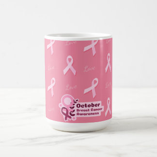Pink Ribbon Breast Cancer Awareness Coffee Mug