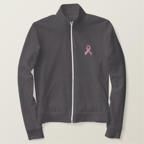Pink Ribbon _ Breast Cancer Awareness Embroidered Jacket