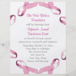 Pink Ribbon Breast Cancer Awareness Flyer at Zazzle