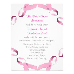 Pink Ribbon Breast Cancer Awareness Flyer