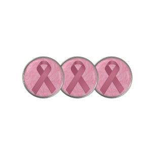 Pink Ribbon - Breast Cancer Awareness Golf Ball Marker