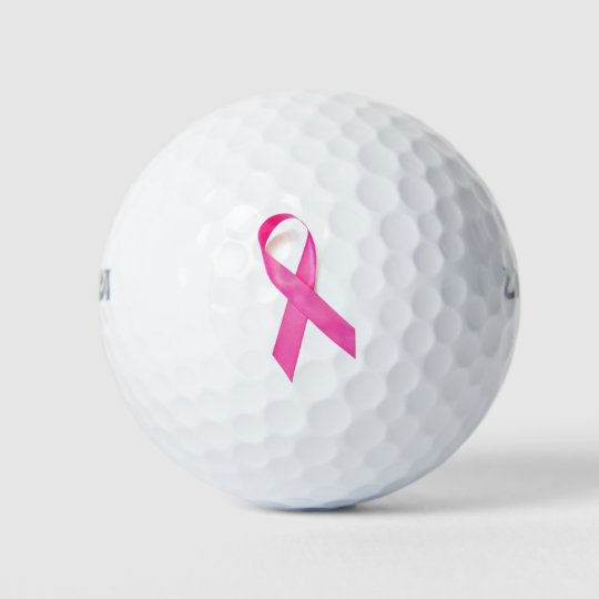 Pink Ribbon Breast Cancer Awareness Golf Balls