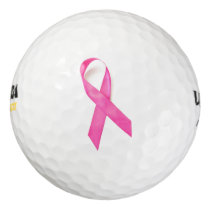 Pink Ribbon Breast Cancer Awareness Golf Balls