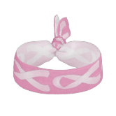 Pink Ribbon Hair Tie 