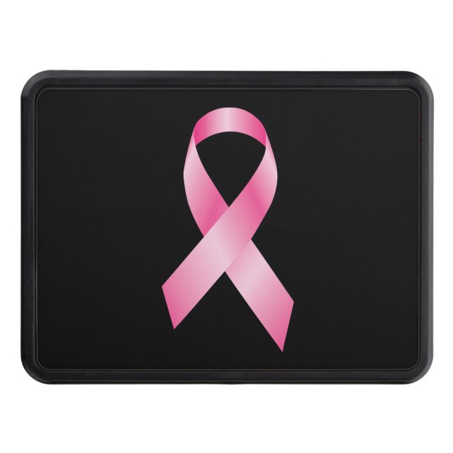 Pink Ribbon - Breast Cancer Awareness Hitch Cover (Front)