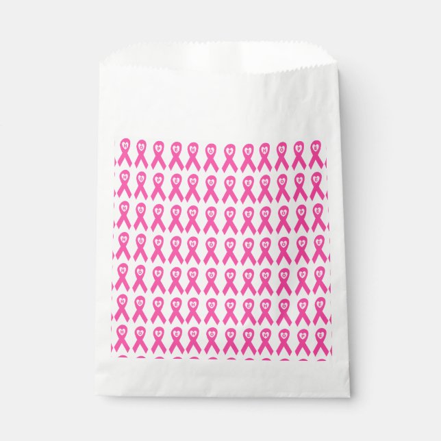 Pink Ribbon Breast Cancer Awareness HOPE Favor Bag (Front)