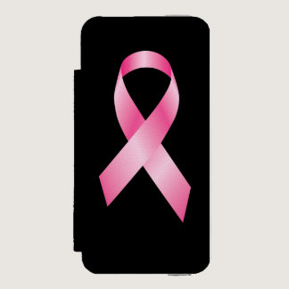 Pink Ribbon - Breast Cancer Awareness Wallet Case For iPhone SE/5/5s