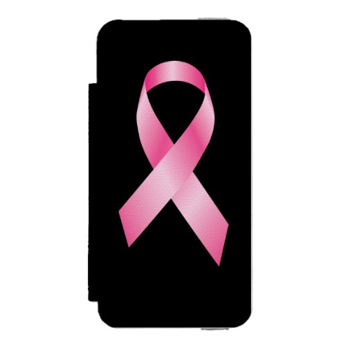 Pink Ribbon _ Breast Cancer Awareness Wallet Case For iPhone SE55s