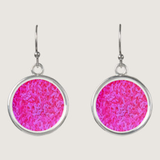 Pink Ribbon Breast Cancer Awareness Jewelry Earrings
