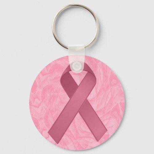 Pink Ribbon _ Breast Cancer Awareness Keychain
