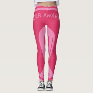 Pink Ribbon Breast cancer Awareness Leggings