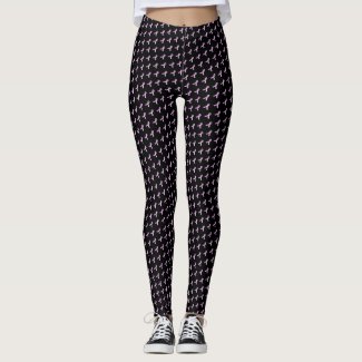 Pink Ribbon Breast Cancer Awareness Leggings