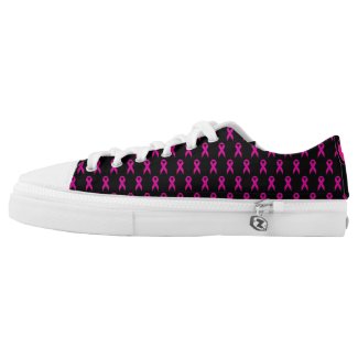Pink Ribbon Breast Cancer Awareness Low Flops