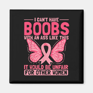 Pink Ribbon - Breast Cancer Awareness - Mastectomy Magnet