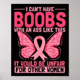 Pink Ribbon - Breast Cancer Awareness - Mastectomy Poster