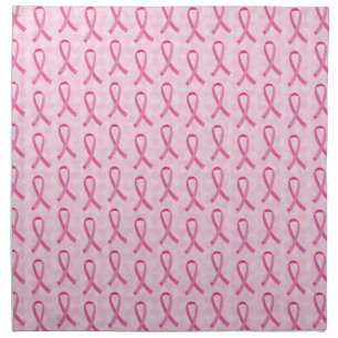 Pink Ribbon Breast Cancer Awareness Napkins