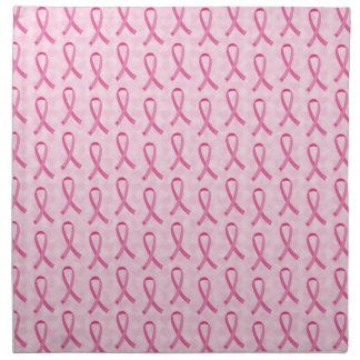 Pink Ribbon Breast Cancer Awareness Napkins