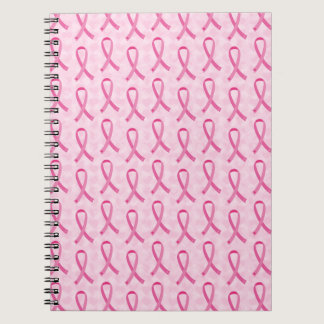 Pink Ribbon Breast Cancer Awareness Notebook