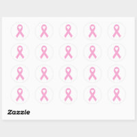 Breast Cancer awareness pink ribbon - Pink Ribbon - Sticker