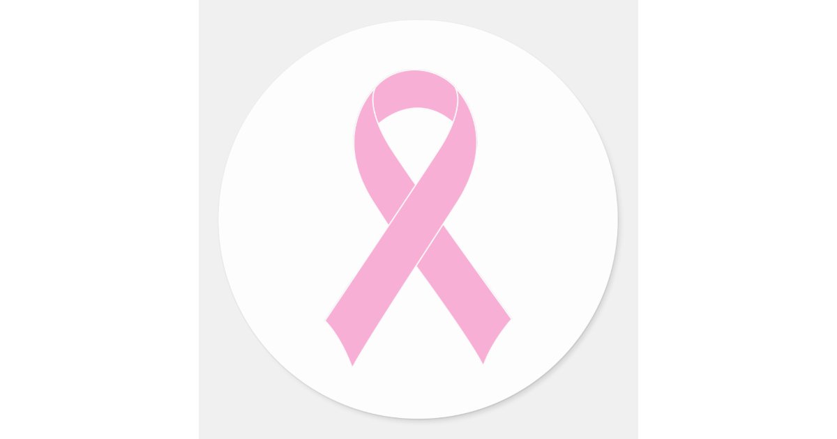 Pink Ribbon Breast Cancer Awareness Stickers Zazzle