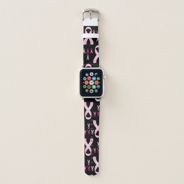 Pink Ribbon Breast Cancer Awareness Straps (Front)