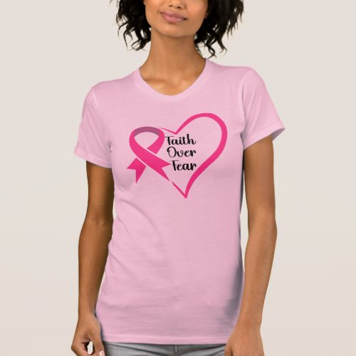 Pink Ribbon Breast Cancer Awareness  T_Shirt