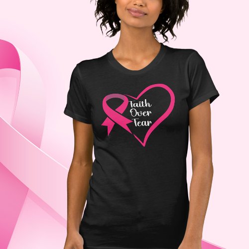 Pink Ribbon Breast Cancer Awareness T_Shirt