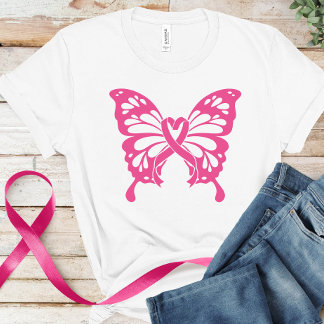 Pink Ribbon Breast Cancer Awareness T-Shirt Tri-Blend Shirt