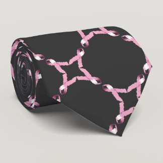 Pink Ribbon Breast Cancer Awareness Tie