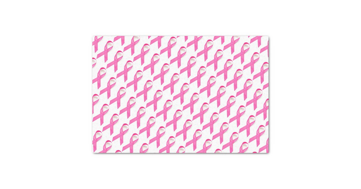 Pink Ribbon Breast Cancer Awareness Tissue Paper | Zazzle.com