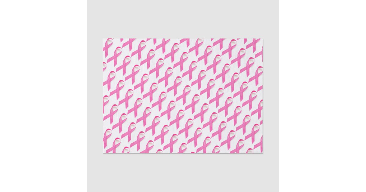 Pink Ribbon Tissue Pink Ribbon Breast Cancer Awareness Tissue Paper | Zazzle