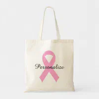 St Louis Cardinals Pink Ribbon Breast Cancer Awareness Cotton Canvas Tote  Bag