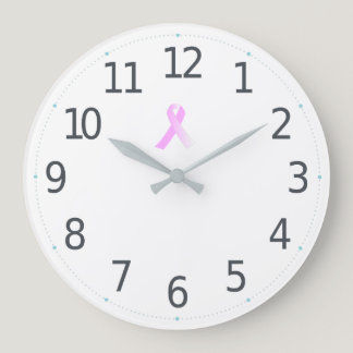 Pink Ribbon Breast Cancer Awareness | Wall Clock