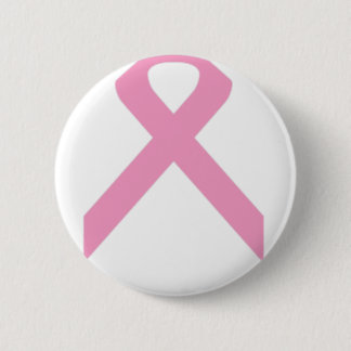 Pink Ribbon Breast cancer Pinback Button