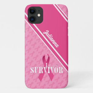 iPhone XR Baseball Pink Ribbon Breast Cancer Awareness Sport Warrior Case