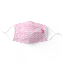 Pink Ribbon Breast Cancer Survivor Comfortable Adult Cloth Face Mask