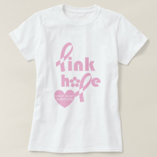 Pink Ribbon Breast cancer survivor T-Shirt