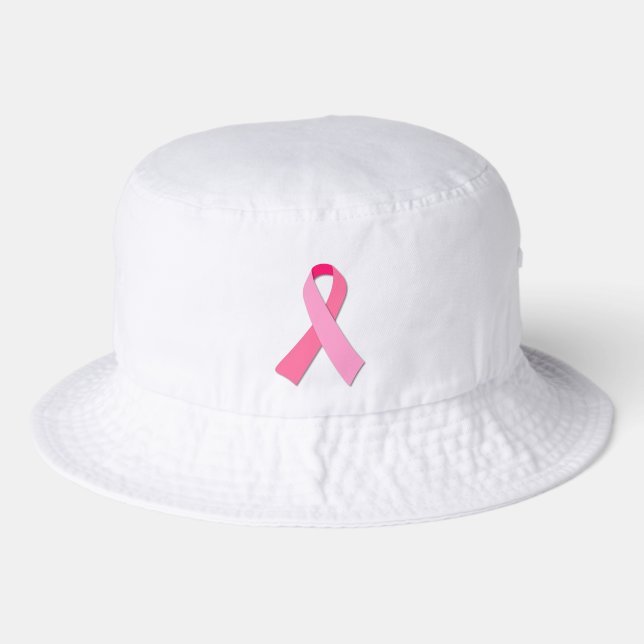 Pink Ribbon Bucket Hat (Front)