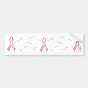 Pink Ribbon Bumper Sticker