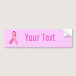 Pink Ribbon Bumper Sticker