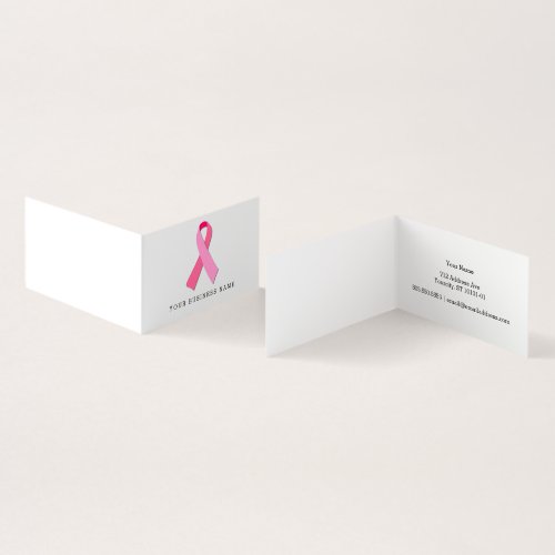 Pink Ribbon Business Card