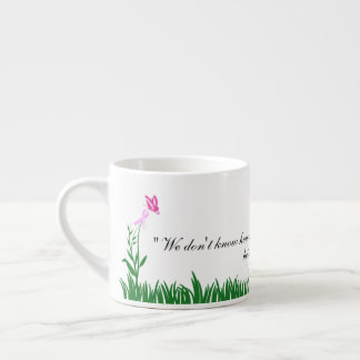 Pink Ribbon Butterfly Breast Cancer Awareness Mug