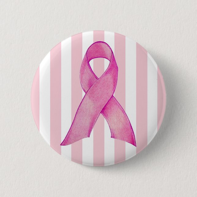 Pink Ribbon Button (Front)