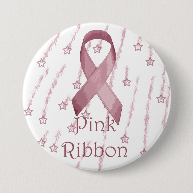 Pink Ribbon Button (Front)