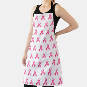 Pink Ribbon Cancer Awareness Apron