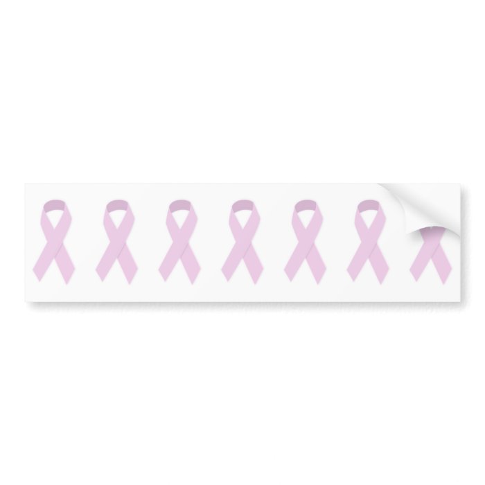 PINK RIBBON CAUSES MEDICAL ILLNESSES BREAST CANCER BUMPER STICKERS