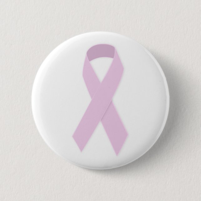 PINK RIBBON CAUSES MEDICAL ILLNESSES BREAST CANCER BUTTON (Front)